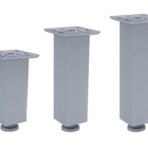 PIEDINO QUADRO GRIGIO  mm.200