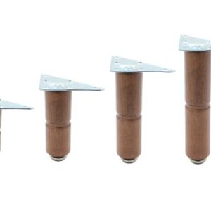 PIEDINO LEGNO NOCE CM20