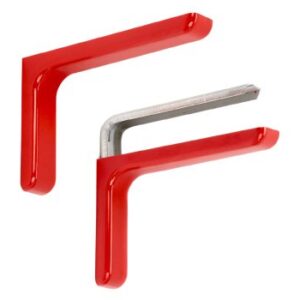 REGGIMENSOLE mm.240 ROSSO C/VITI E TASS - immagine 1