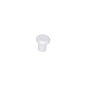 POMOLO PLASTICA TONDO ARGENTO mm.15 PZ.2 - immagine 1