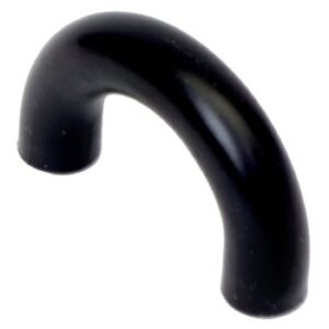MANIGLIETTA PLASTICA NERA mm.32 - immagine 1