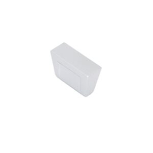 POMOLO TRAPEZIO ARGENTO mm.30X13 - immagine 1