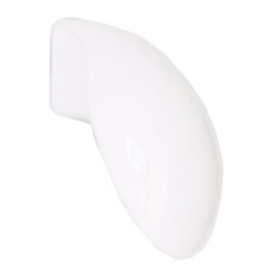 MANIGLIA GOCCIA LACCATA BIANCA 1 FORO