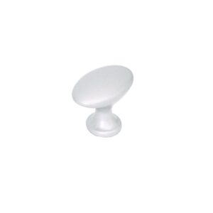 POMOLO OVALE LACCATO GRIGIO mm.20X33