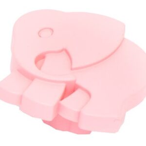 POMOLO ELEFANTE PLASTICA ROSA