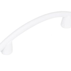 MANIGLIA MODELLO D BIANCO ASSE mm.32