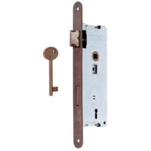 SERRATURA PATENT.BT.BRONZO mm.30 - immagine 1