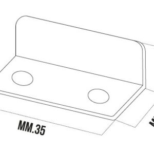 SERRATURA PATENT FT.18 DIST.90 ENT.50 OTTONATA - immagine 2