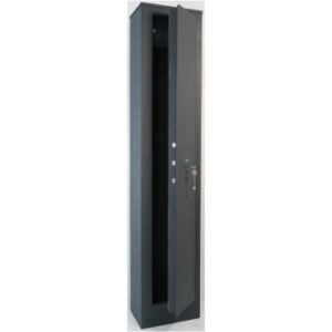 ARMADIO PORTA FUCILE 5P.C/TESORETTO mm.1490x300x200 CHIAVE