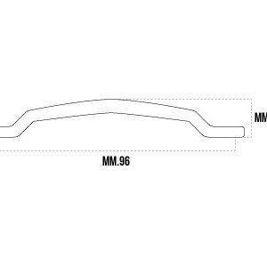 MANIGLIA BRONZO VITE PASS.mm96 - immagine 2